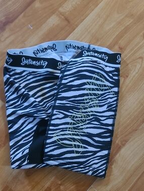 Intensity Kids Zebra-Print Leggings in Black & White